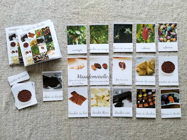 || Cartes de nomenclature : Nouveautés d'avril 2019 - Imagier du chocolat