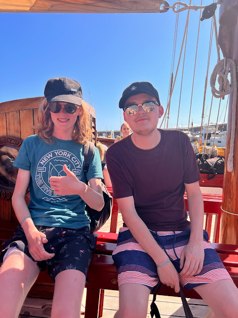 madmumof7's boys on pirate ship