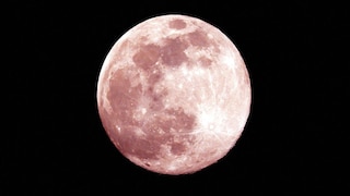 आज मध्यरात्रि आसमान में पूर्ण गुलाबी चांद (Full Pink Moon) का दीदार कीजिए..
