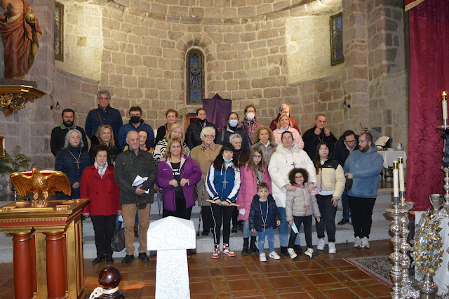 SEMANA SANTA DE BÉJAR| La Seráfica Hermandad de Béjar consuela a la Virgen María en el Viernes de Dolores - 9 de abril de 2022