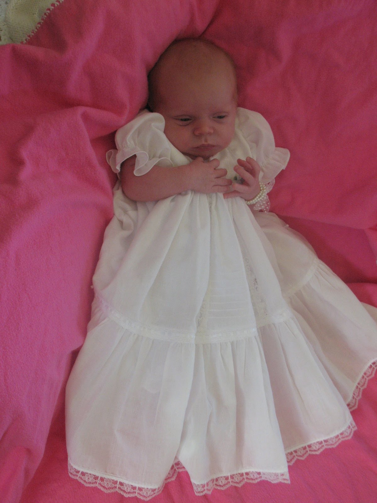 A little ivory dress made from