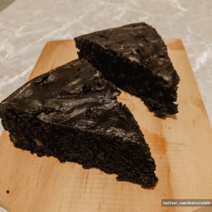 Resep Brownies sederhana hanya menggunakan 2 bahan