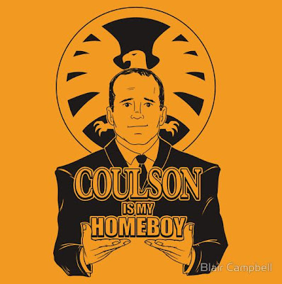 Marvel’s The Avengers “Coulson is my Homeboy” T-Shirt by Blair Campbell