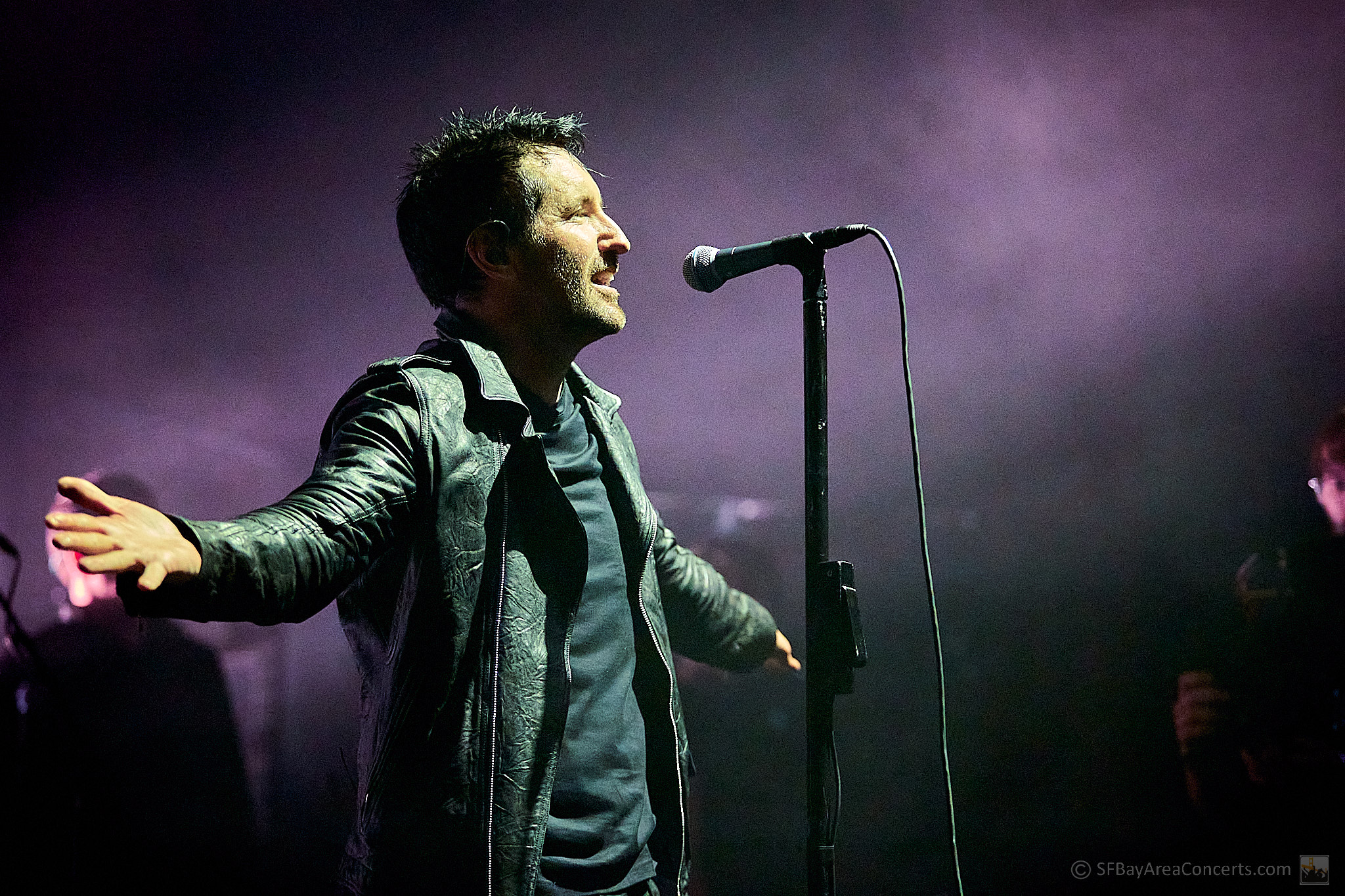 Trent Reznor of Nine Inch Nails @ Blossom Music Center (Photo: Kevin Keating)