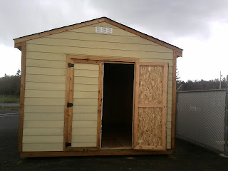 Hardie Siding Storage Shed