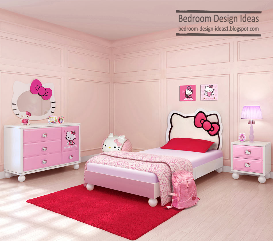 girls bedroom design ideas with modern bedroom furniture and wooden ...