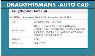 Draughtsmans For UAE & Middle East