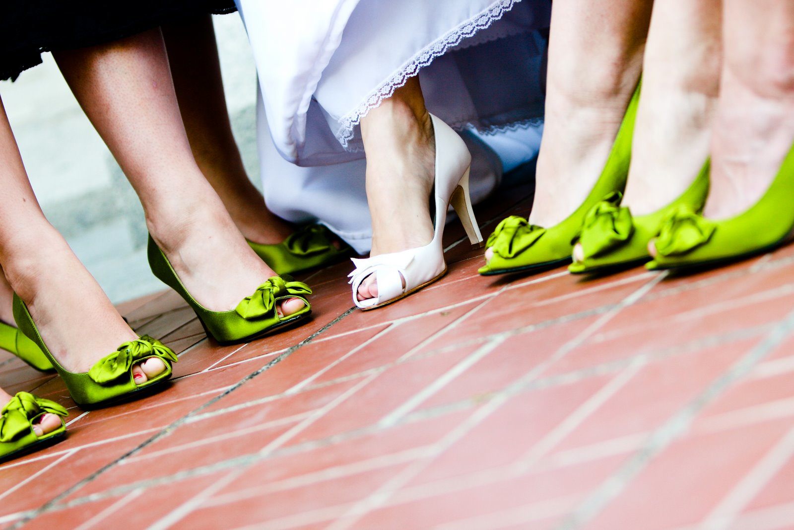 I Heart Wedding  Dress  Green Wedding  Shoes 