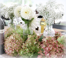 Rustic Pallet Table Hydrangea Wedding, Bliss-Ranch.com