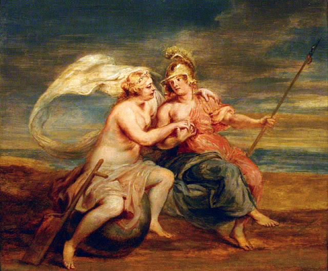 painting,Thetis,Minerva