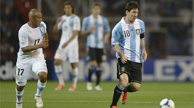 Cuplikan Video Gol Highlights Argentina vs Uruguay 3-0, 13 Okt 2012