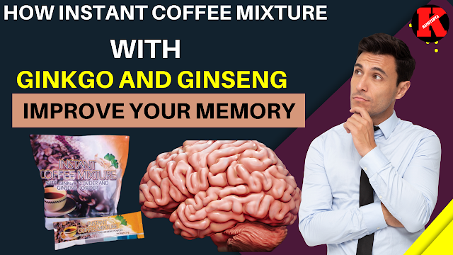 How Dynapharm's Instant Coffee mixture with Gingko and Ginseng powder improve memory