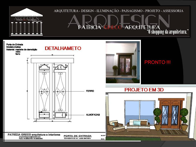 Portas, porta de entrada, guarnições, esquadrias...pequenos detalhes que fazem a diferença!!!