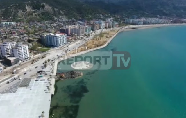 Lungomare towards the end - stunning images made by drone