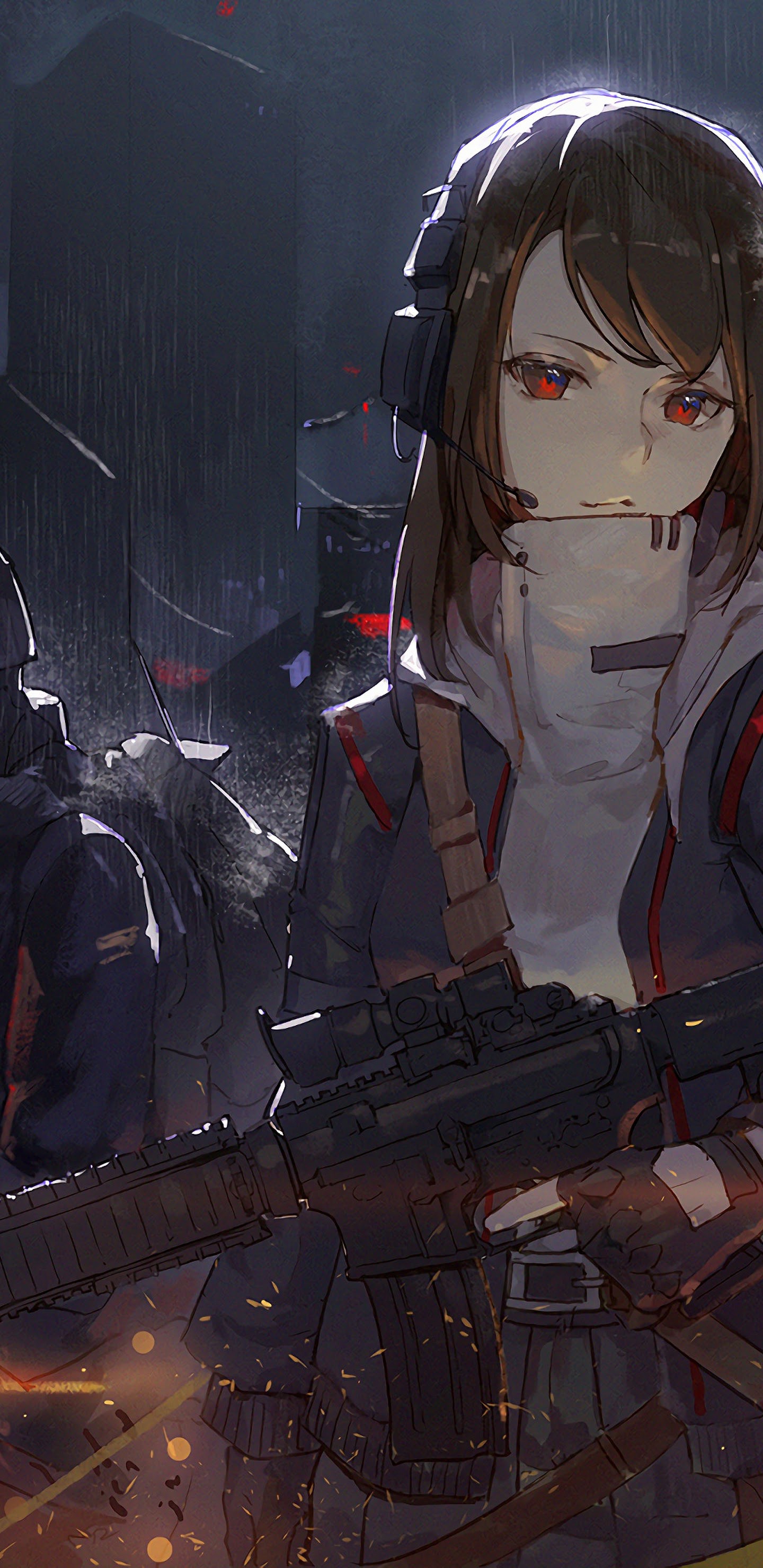 Anime Girl Soldier 4k 3840x2160 Wallpaper 19