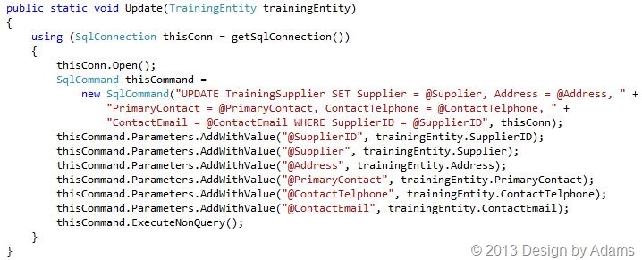 DBC Update Code