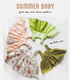 Summery baby dress pattern