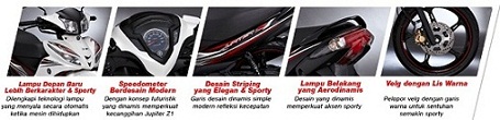 Desain Body All New Jupiter Z1