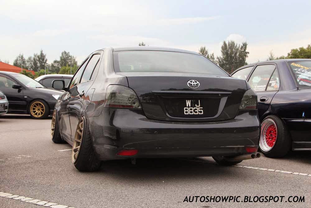 Toyota Vios HellaFlush Malaysia rear