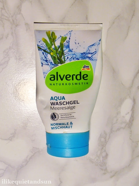 Alverde, Aqua Hydro Waschgel Meeresalge, żel do mycia twarzy