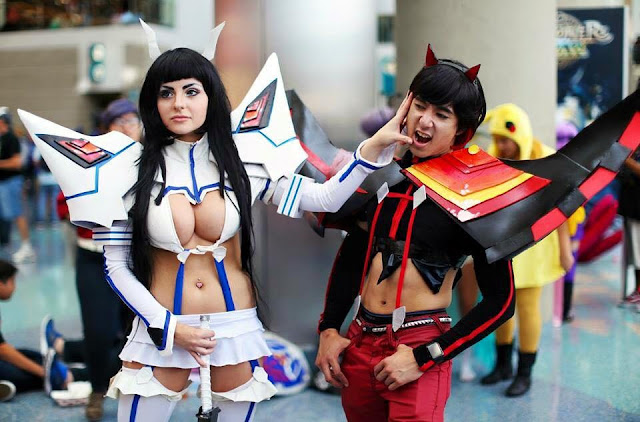 Satsuki i Ryuko z Kill la Kill Cosplay