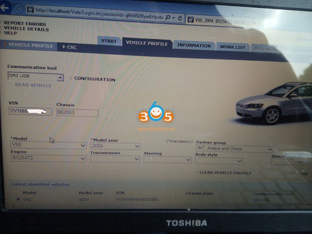 PCMTuner used as Volvo Diagnostic Software 2