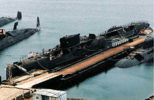 Выгоревшая лодка К-431