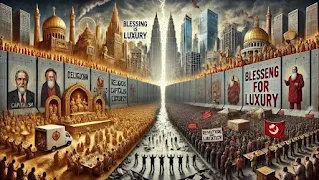 Kapitalisme Religius vs Sosialisme Religius Gambar : gorbysaputra.com