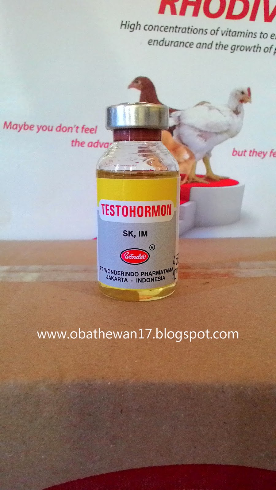 TESTOHORMON Hormon Perangsang Birahi Jantan OBAT HEWAN UNGGUL