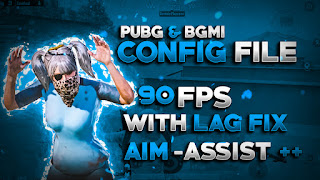 Pubg Bgmi 90 fps config file with aim assistant booster