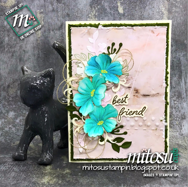 Stampin' Up! Blended Seasons Card Idea. Order current craft products from Mitosu Crafts UK Online Shop