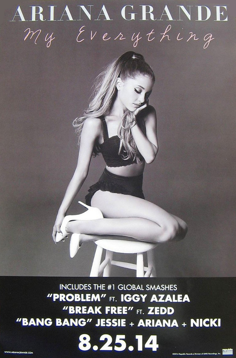 Michael Ward A2 Media Promotional Poster Analysis Ariana