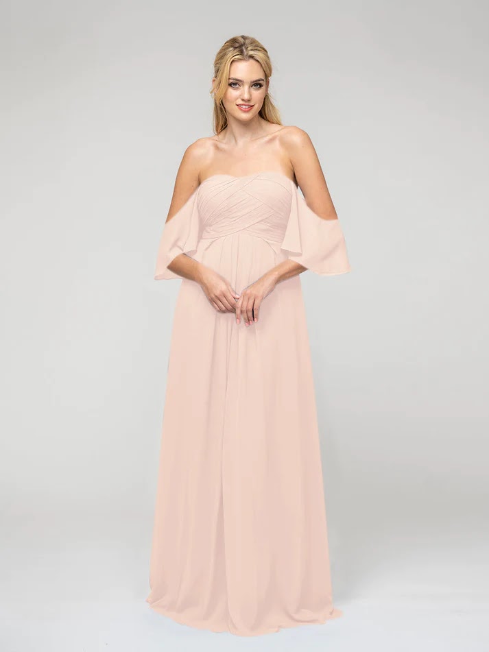 Choose Champagne Bridesmaid Dresses for Its Grace and Elegance