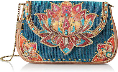Mary Frances Lotus Crossbody Leather Handbag Mary Frances Lotus Crossbody Leather Handbag