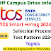 TCS Smart Hiring Selection Process & Exam Pattern