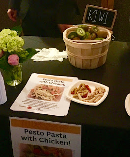 Pesto pasta with chicken sample meal