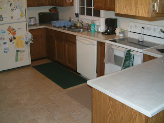 New kitchen with new counters and new floor