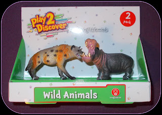 Hippo' Toy; Hippopotami; Hippopotamus; Hyena Toy; Play2Discover; Poundland; PVC Hippopotamus; PVC Hyena; PVC Vinyl Animals; Small Scale World; smallscaleworld.blogspot.com; Toy Hippopotamus; Toy Hyena; Vintage Toys; Vinyl Animals; Vinyl Figure; Wild Animal;