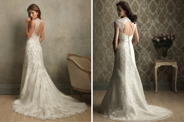 Lace Back Wedding Dresses Part 2