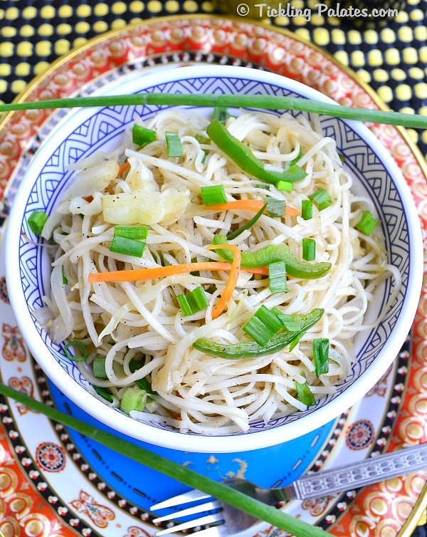 Chinese Vegetable Noodles Recipe