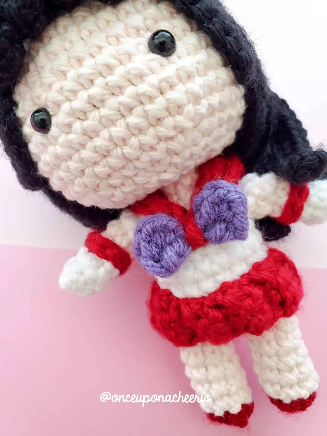 Sailor Mars Amigurumi Anime Doll Crochet Pattern Free
