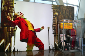 Joker movie costume prop exhibit