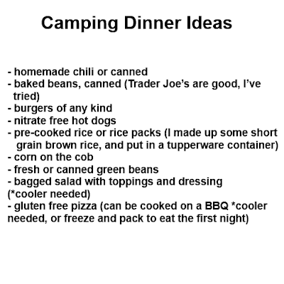 Camping Dinner Ideas