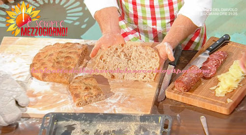 Schiacciata toscana integrale ricetta Fulvio Marino