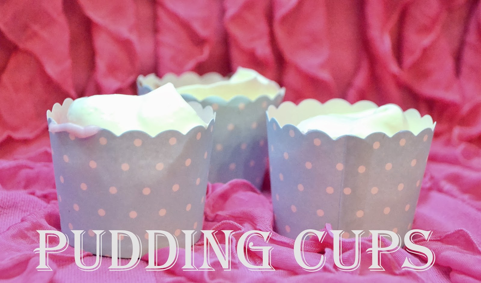 Pudding Cups-So Easy a 4 Year old Can Make Them