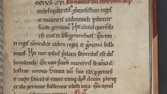 Ένα μεσαιωνικό χειρόγραφο αναφέρεται στον Eadwold που φύτεψε το ραβδί του στο έδαφος.