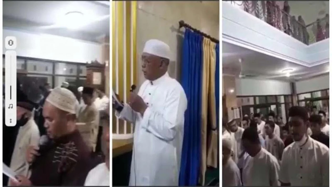 VIRAL! Jemaah Masjid Nyanyi Indonesia Raya Sebelum Tarawih