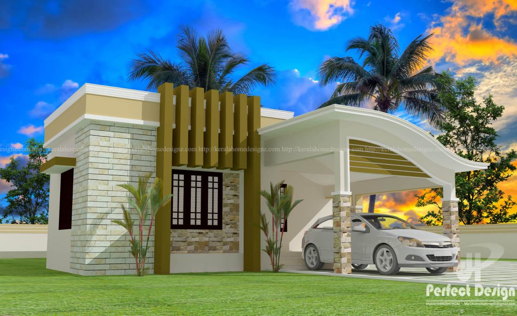 2 Bedroom  Low  Cost  Kerala  Home  for 13 5Lakhs in 1001Sqft 