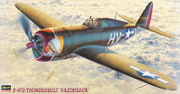 Hasegawa 1/48 P-47D THUNDERBOLT 'RAZORBACK' (JT57) English Color Guide & Paint Conversion Chart