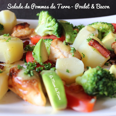 Illustration Salade de Pommes de Terre - Poulet & Bacon